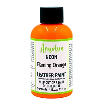 Image of Angelus Leather Paint Flaming Orange