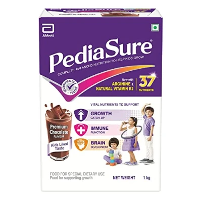 Image of Abbott Pediasure Chocolate 1Kg/35.2Oz Plastic Jar For Kids 2 Years To 10