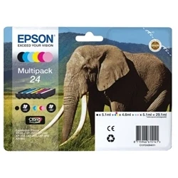 Image of Epson 2493441 Pack 24 Office Inkjet Cartridge,Black/Yellow/Magenta/Cyan,235L107