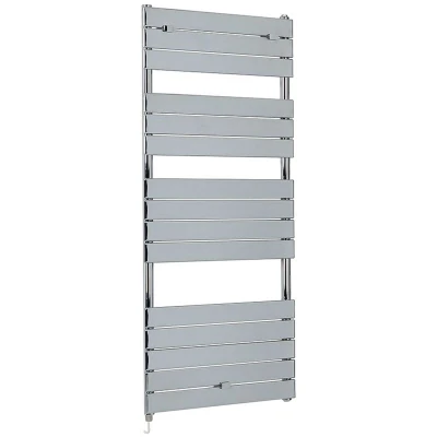 Image of Milano Lustro 600W Chrome Flat Panel Electric Heated Towel Rail 1512mm x 600mm