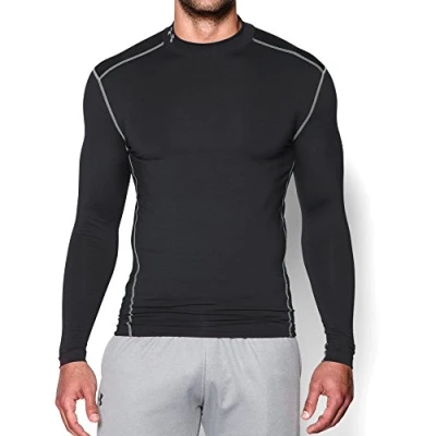 Image of Under Armour UA ColdGear Compression Mock, Black, Medium
