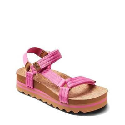 Image of Reef Women&#039;s Cushion Rem Hi Sandal, Malibu, 6 UK