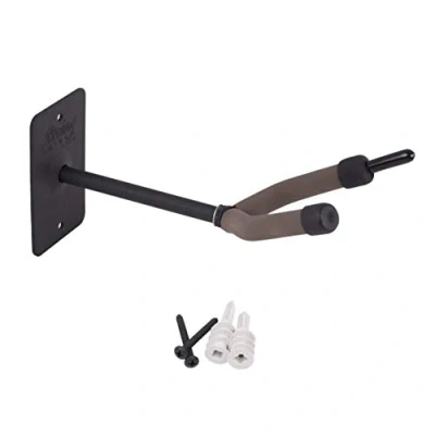 Image of String Swing Cello Hanger Holder for Acoustic and Electric Cellos Stand Accessories Home or Studio Wall Musical Instruments Safe without Hard Cases Durable Black Powder Coated Steel