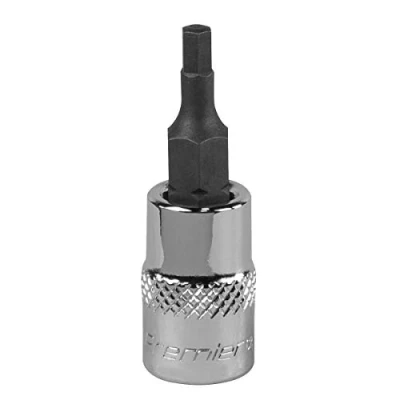 Image of Sealey Premier Hex Socket Bit 3mm 1/4&quot;Sq Drive