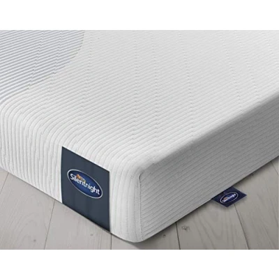 Image of Silentnight 3 Zone Memory Foam Rolled Mattress, Made in the UK, 90 x 200 cm, White