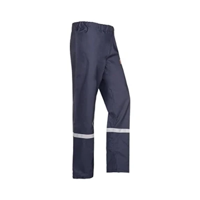 Image of SIOEN 4691N2EF5B75XL Wellsford Rain Trousers, Flame Retardant Anti Static, X Large, Navy Blue