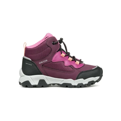 Image of Geox J MAGNETAR G. B ABX Sneaker, 4.5 UK Red
