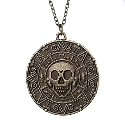 Image of Pirate Jack Sparrow Pirati Dei Caraibi Necklace metal