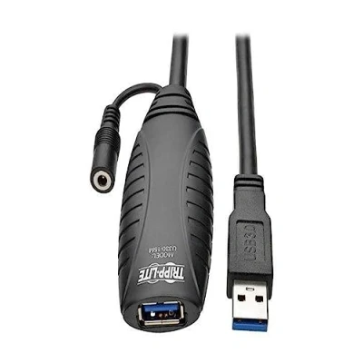 Image of Tripp Lite USB 3.0 SuperSpeed Active Extension Cable Repeater (USB A M/F) 15M 49&#039; (U330 15M)
