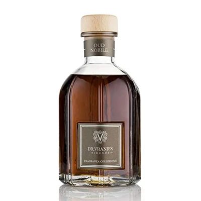 Image of Dr. Vranjes Oud Nobile 500 ml Diffuser + Double Pack of White Sticks (3 Pieces Bundle) Luxury Home Fragrance, Made in Italy, Main Scent: Oriental, Olfactory Pyramid: Bergamot, Oud, Myrrh