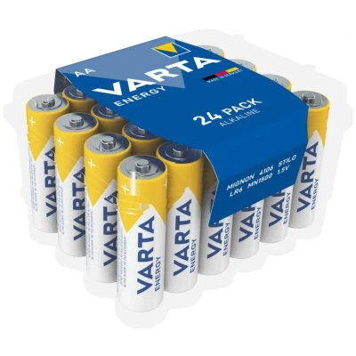 Image of varta 4106229224 aa battery (penlite) LR6 suitable for energy, alkaline battery, 1.5V (24 pack)