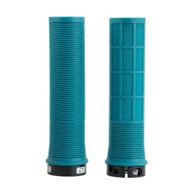 Image of Oxford Driver Lock On MTB Grips Blue. Bicycle Handlebar Grips.