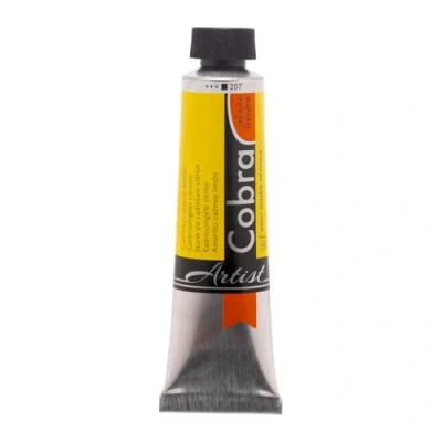 Image of Cobra Artist Oil Colour Tube 40 ml Cadmium Yellow Lemon 207
