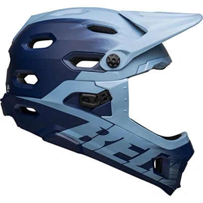 Image of Bell Super DH MIPS MTB Helmet 2022: Matte Light Blue/Navy M 55 59cm