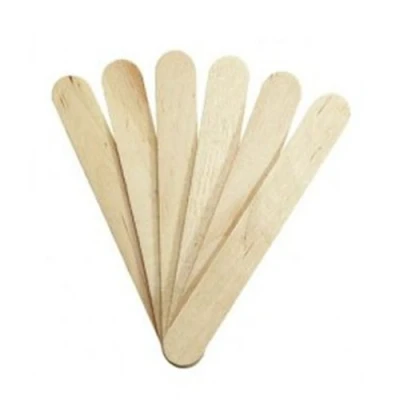 Image of Wooden Waxing Spatulas Professional Disposable Wax Sticks Applicators + Mini FREE