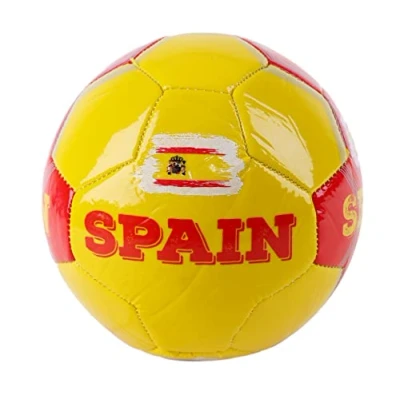 Image of Toyland® Country Themed Football (4lbs/Size 2) Euro/World Cup Celebrations Outdoor Toys (Spain)
