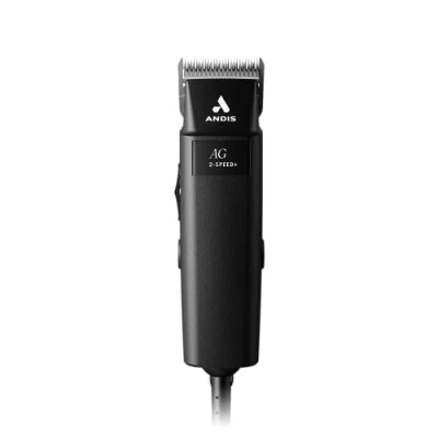 Image of Andis 12845 Ultra Light 2 Speed Professional Grade Detachable Blade Clipper, Animal/Dog Grooming, for All Coats &amp; Breeds, AG, Black