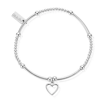 Image of ChloBo Silver Cute Mini Heart Bracelet