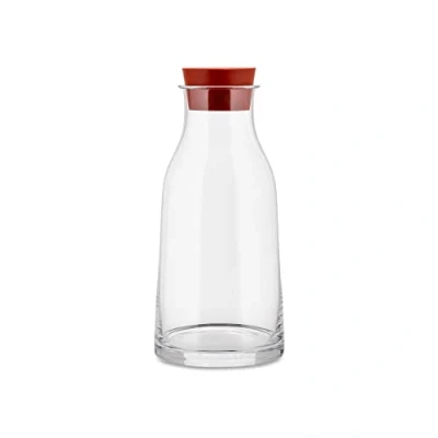 Image of Alessi Tonale Crystalline Glass Carafe with Silicone Stopper