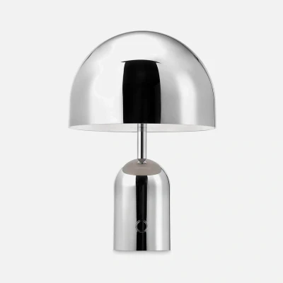 Image of Tom Dixon Bell Portable Table Lamp H28 Silver