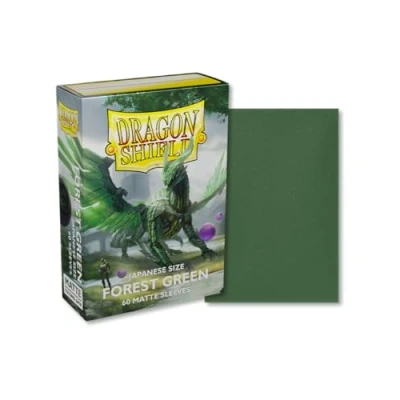 Image of Arcane Tinmen Dragon Shield Japanese Forest Green Matte Card Sleeves, Box of 60