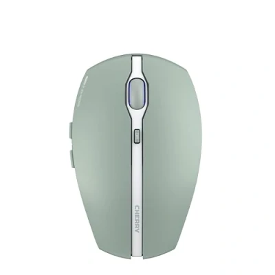 Image of CHERRY GENTIX BT, Wireless Bluetooth Mouse, Multi Device Function for up to 3 Devices, Switchable Resolution (1000/2000 dpi), Battery Operated, Agave Green