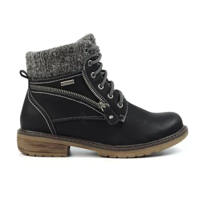 Image of Ladies Benson III Black Waterproof Boot 4
