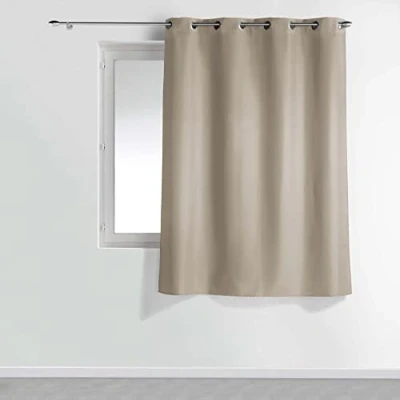 Image of Douceur d&#039;Intérieur 1609134 Curtains, Polyester, Linen, 140 x 180 cm