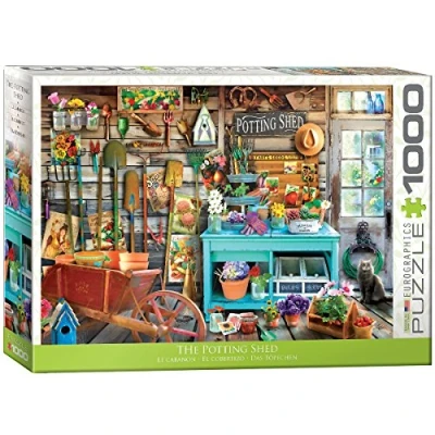 Image of EuroGraphics 6000 5346 The Potting Shed Jigsaw Puzzle, Various, 1000