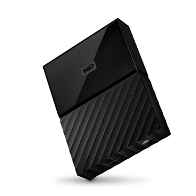 Image of Western Digital My Passport 4 TB Portable Hard Drive and Auto Backup Software for PC, Xbox One PlayStation Black