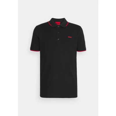 Image of HUGO Dinoso Polo shirt, Men&#039;s, Size: XL, Black