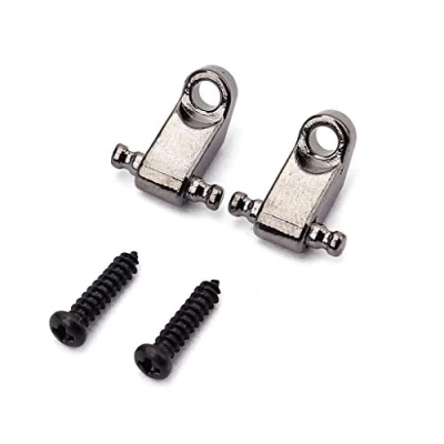 Image of Alnicov Black Copper Roller String Trees/String Retainers With Screws For Electric Guitar Pack Of 2