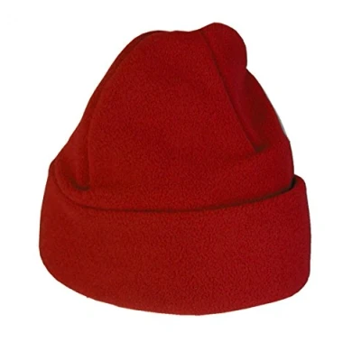 Image of Childs Fleece Hat, Red, Medium