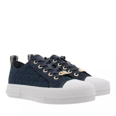 Image of Michael Kors Women&#039;s Evy LACE UP Sneaker, Navy, 3 UK