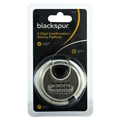 Image of Blackspur 4 Digit Combination Discus Padlock