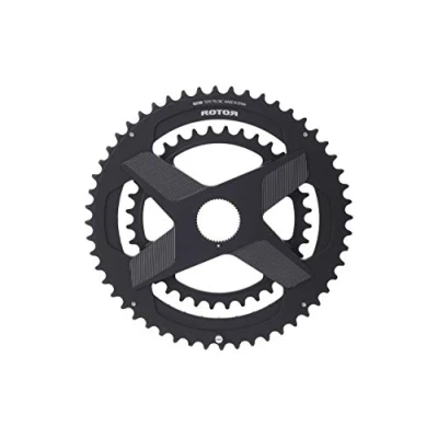 Image of R ROTOR BIKE COMPONENTS DM ROUND RING 50/34 BLACK
