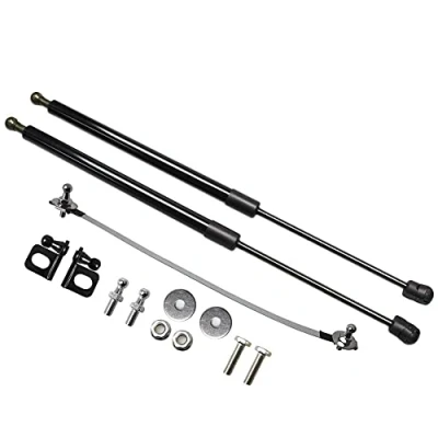 Image of JINGLINGKJ Hood Struts for CRV CR V 2007 2011 Front Bonnet Gas Dampers Lift Supports Modify No Drilling TWO YEARS WARRANTY