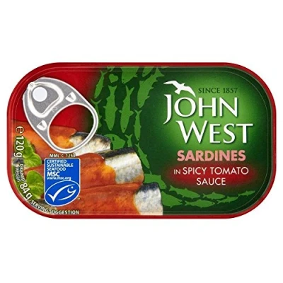 Image of John West Sardines in Spicy Tomato Sauce (120g) Pack of 2