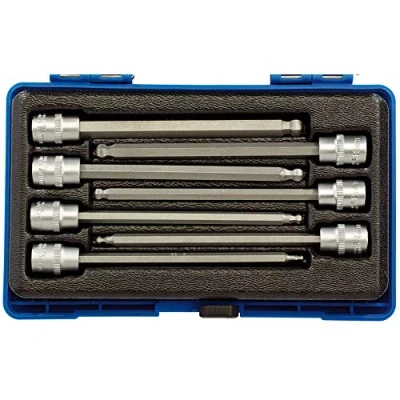 Image of Draper Hexagonal Socket Bit Set, 3/8&quot; Sq. Dr. (7 Piece)