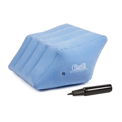 Image of Contour 2 in 1 leg Relief Wedge Inflatable support cushion for back, and foot pain