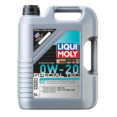 Image of P003747 Engine Oil LIQUI MOLY Special Tec V 20632 0W 20 5l Synthetic VOLVO: S80 II, XC90 V40 Hatchback