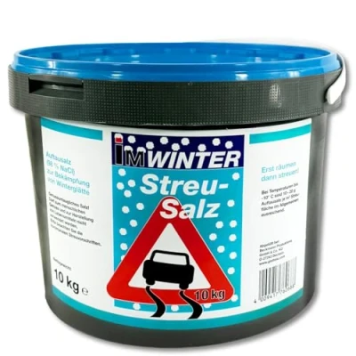 Image of In winter, 10 kg road salt, snow, ice, room service, smooth snow winter service