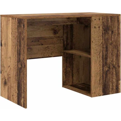 Image of vidaXL Writing Desk Old wood Engineered Small Storage
