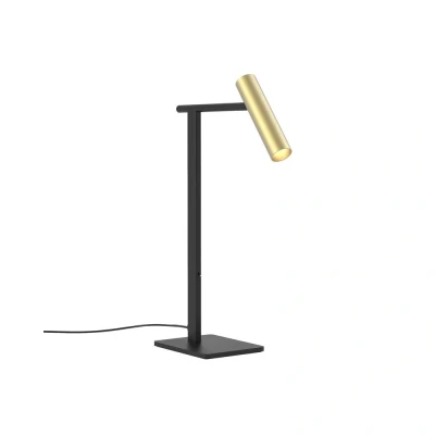 Image of Leda Desk Matt Black Table Lamp Astro