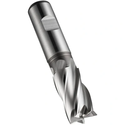 Image of Dormer C247 C2475.0 HSS E PM 4 Flute End Mill/Milling Cutter with Bright Finish, Diameter 5.0 mm, Single Pack