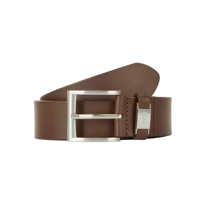 Image of BOSS Connio Belt, Men&#039;s, Size: 44, Dark brown two
