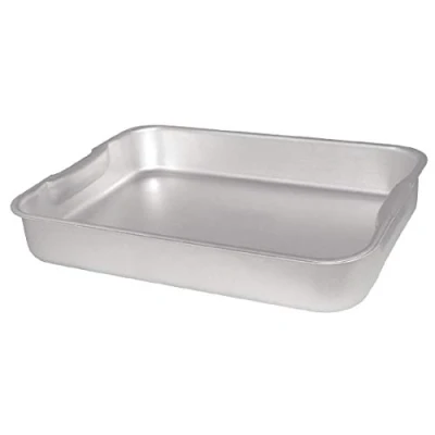Image of Vogue Aluminium Roasting Dish 320 mm, Grey, Lightweight Pan, Oven Tray, Size: 50(H) x 320(W) 215(D)mm, Even Heat Distribution, Durable &amp; Bend Resistant, 390 g, K422