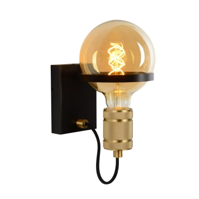Image of Ottelien Modern Wall Light Ø 17,7cm 1xE27 Black