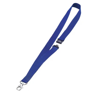 Image of Durable Necklace for Name Badges Textile 20x440mm Blue Pack 10