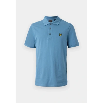 Image of Lyle &amp; Scott Plain Polo shirt, Men&#039;s, Size: Large, Ocean sky